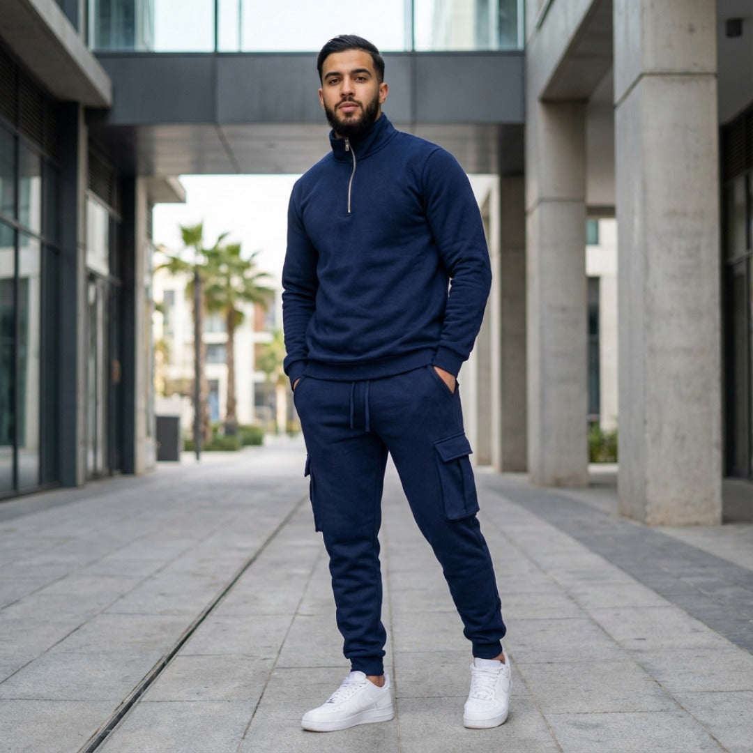 Ensemble demi zip - Pants cargo